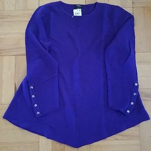 Rib knit sweater
